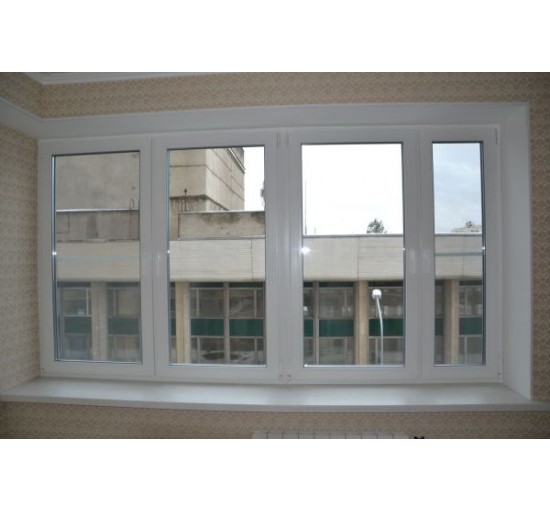 Остекление комнаты окнами ПВХ - фото - 3
